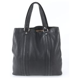 Borsa Tote Gucci in pelle nera Nero