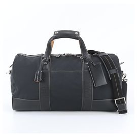 Borsa Boston 2-Way in pelle Coach Nero Blu navy