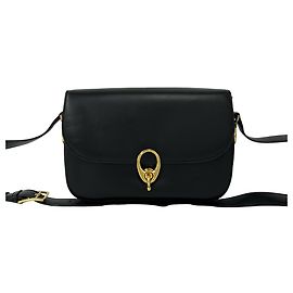 Céline Borsa a tracolla Celine Vintage in pelle di vitello Nero