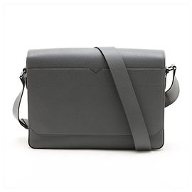 Borsa a tracolla in pelle Valextra V-Line Marrone