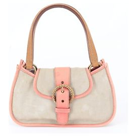 Miu Miu Lederhandtasche Tote Bag Pink Beige
