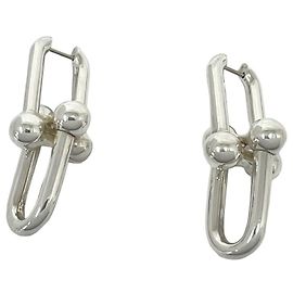 Autre Marque Pendientes Tiffany HardWear de eslabones extra grandes Plata