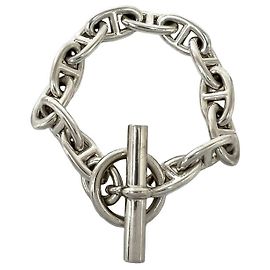 Hermès Hermes Chaine d'Ancre GM Charm Bracelet Silvery