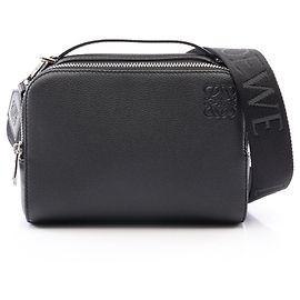 Sac bandoulière camera Loewe en cuir noir Noir