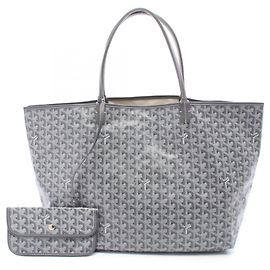 Goyard Saint Louis GM Tote Bag Brown White