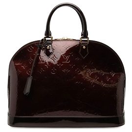 Louis Vuitton Purple Monogram Vernis Alma GM Violet