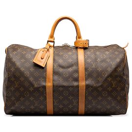 Louis Vuitton Brown Monogram Keepall 50 Brown