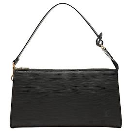 Louis Vuitton Black Epi Pochette Accessoires Nero