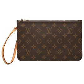 Bolso Louis Vuitton Brown Monogram Neverfull MM Castaño