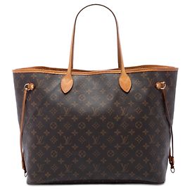 Louis Vuitton Brown Monogram Neverfull GM Marrone