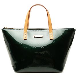 Louis Vuitton Green Monogram Vernis Bellevue PM Verde