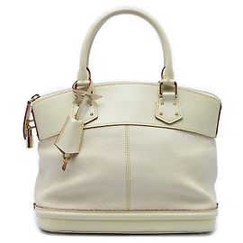 Louis Vuitton White Suhali Lockit PM Bianco