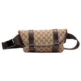 Gucci Beige GG Canvas Belt Bag Beige
