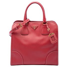 Borsa Shopping Prada Red Saffiano Lux Rosso