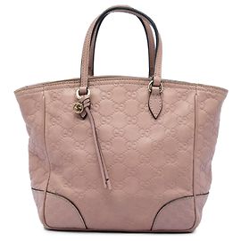 Bolso Satchel Gucci Bree Small Guccissima Rosa Rosa