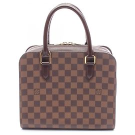 Sac à main Louis Vuitton Triana Marron Damier ebène