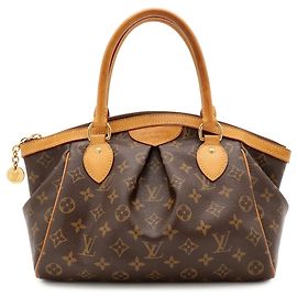 Sac à main Louis Vuitton Monogram Tivoli PM Tote Bag Marron