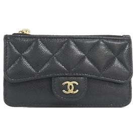 Chanel Timeless Classic Line AP2570 Card Case Black