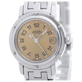 Hermès Relógio feminino Hermes Clipper em aço inoxidável quartz Outro