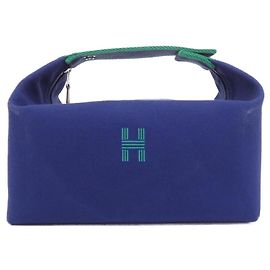Hermès Borsa e pochette Hermes Bride à Black GM 103223M Blu