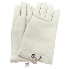 Hermès Hermes Beige Warm Handschuhe Beige