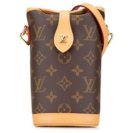Bolso de hombro Louis Vuitton Fold Me Pouch Castaño