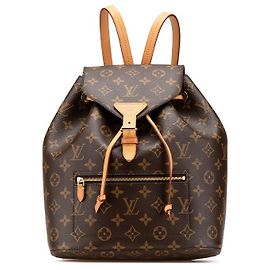 Mochila Louis Vuitton Monogram Montsouris M43431 Castaño