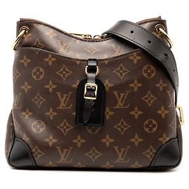 Bolso bandolera Louis Vuitton Odeon PM Castaño