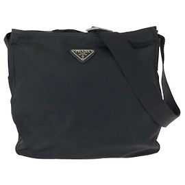 Borsa a tracolla Prada Tessuto Nero