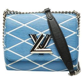 Bolsa de Ombro Louis Vuitton Epi Martelage Twist PM Multicor