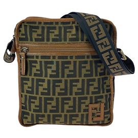 Borsa a tracolla Fendi Zucca Nylon Multicolore