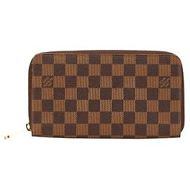 Cartera Larga Louis Vuitton Zippy Organizer Castaño