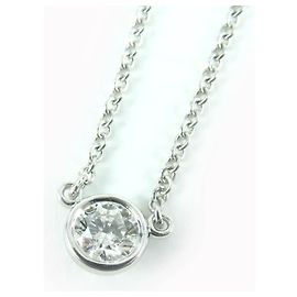 Tiffany & Co Colar TIFFANY&Co. By the yard PT950 Prata
