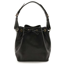 Louis Vuitton Petit Noe Epi Shoulder Bag Black