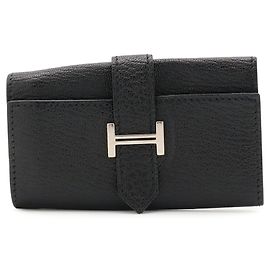 Hermès HERMES Bearn Key Case Noir
