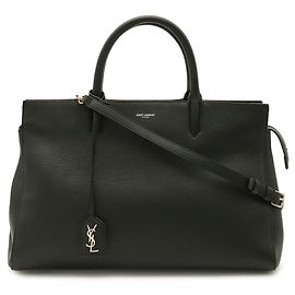 Bolsa Yves Saint Laurent Cabas Rive Gauche Preto