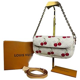 Louis Vuitton Ivy Pochette Cherry Blossom Blanc Rouge Monogramme