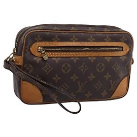 LOUIS VUITTON Monogram Marly Dragonne GM Clutch Bag M51825 LV Auth ep16010 Monograma