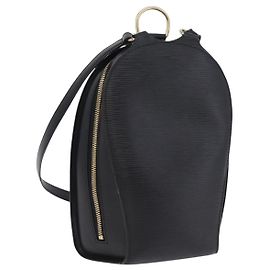 Mochila LOUIS VUITTON Epi Mabillon Black M52232 LV Auth 204031A Negro