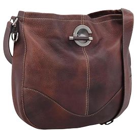 Bolsa de Ombro GUCCI em Couro Vermelho Vinho Prateada Auth ep16283 Prata Bordeaux