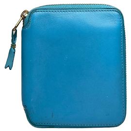 Comme Des Garcons Vintage Comme des Garçons Zip Wallet Turquoise Blue Turquoise