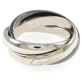 Anillo Cartier Trinity de cerámica y oro blanco Otro