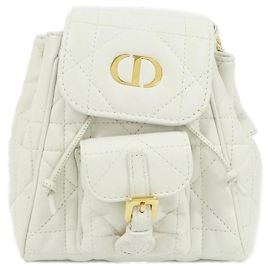 Christian Dior Caro Nano Backpack White