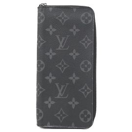 Louis Vuitton Monogram Eclipse Zippy Wallet Black