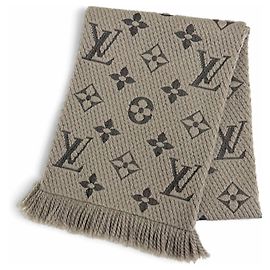 Louis Vuitton Echarpe Logomania Wool Silk Stole Otro