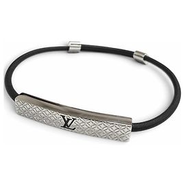 Bracciale Louis Vuitton Champs-Élysées Nero Argento