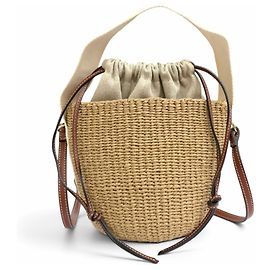 Bolsa Cesto Chloé Woody Small Bege