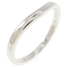 Cartier Ballerina Platinum Ring Size 15 Silvery
