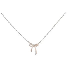 Autre Marque K10 Pink Gold Diamond Necklace Pink