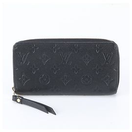 Cartera Zippy Monogram Empreinte Louis Vuitton Negro